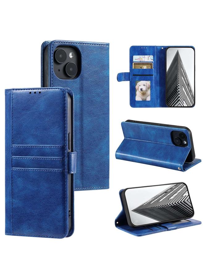 S-TOP Case For iPhone 14 Simple 6-Card Wallet Leather Phone Case - Image 1