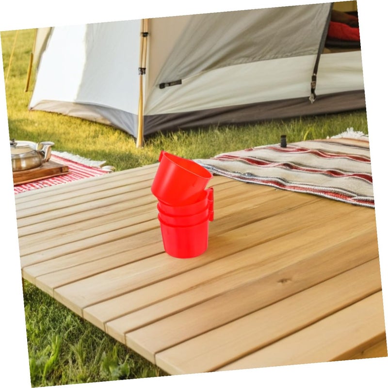 8 قطع من أوعية طعام الحيوانات الأليفة البلاستيكية المعلقة مقاس 8.3 × 8.3 × 6 سم لأقفاص الأرانب وأقفاص الطيور والحيوانات الصغيرة - Image 5