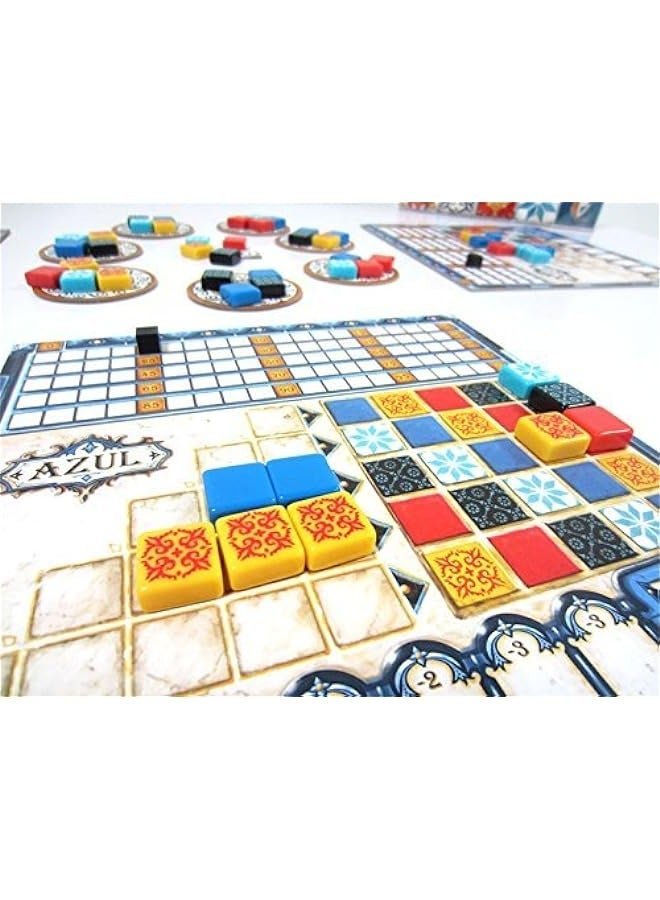 Azul: A Strategic Tile-Placement Game for Family Fun - Perfect for Kids and Adults, Ages 8+. 2-4 Players, 30-45 Minute Playtime. Made with Quality.  - Image 3