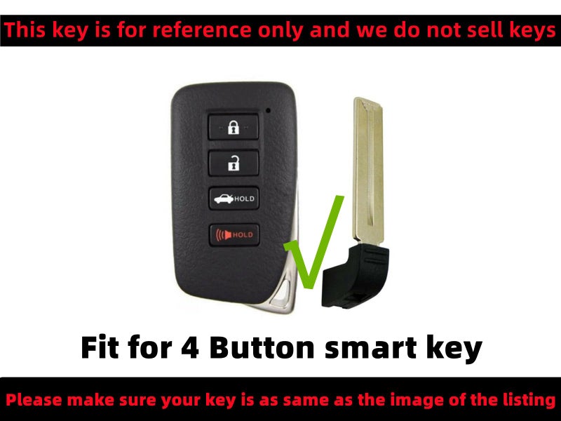 REPROTECTING Silicone Rubber Key Fob Cover Compatible with 2013-2021 Lexus ES300h ES350 GS350 GS450h IS200t IS300 IS350 LX570 NX200t NX300h RC350 RX350 RX450h HYQ14FBA - Image 3