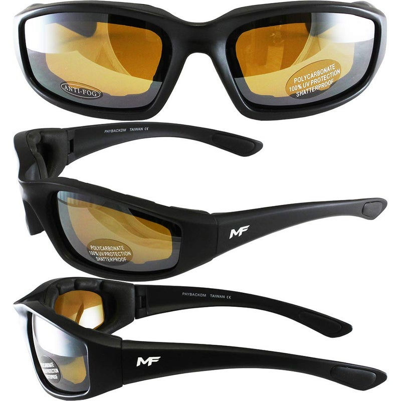 MF Payback Sunglasses (Black Frame/Driving Mirror Lens) - Image 4