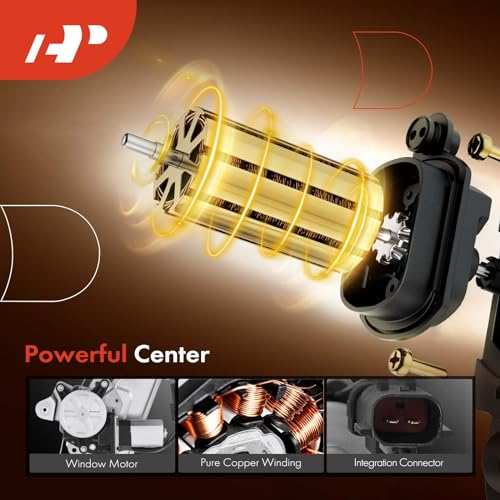 A-Premium Electric Power Window Regulator with Motor Compatible with Chevrolet Cruze 2012-2015 Cruze Limited 2016 Rear Left Driver Side - Image 4