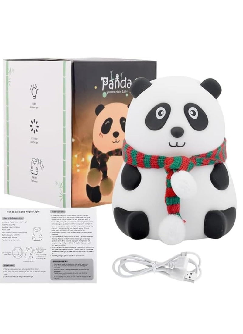 JAJEEK Panda Lamp with Color Changing Light – USB Rechargeable Night Light for Kids Rooms, Soft LED Glow, Perfect for Sleep, Nursery, and Child’s Bedroom Decor – Fun, Customizable Glow to Match Mood and Room Theme - Image 4