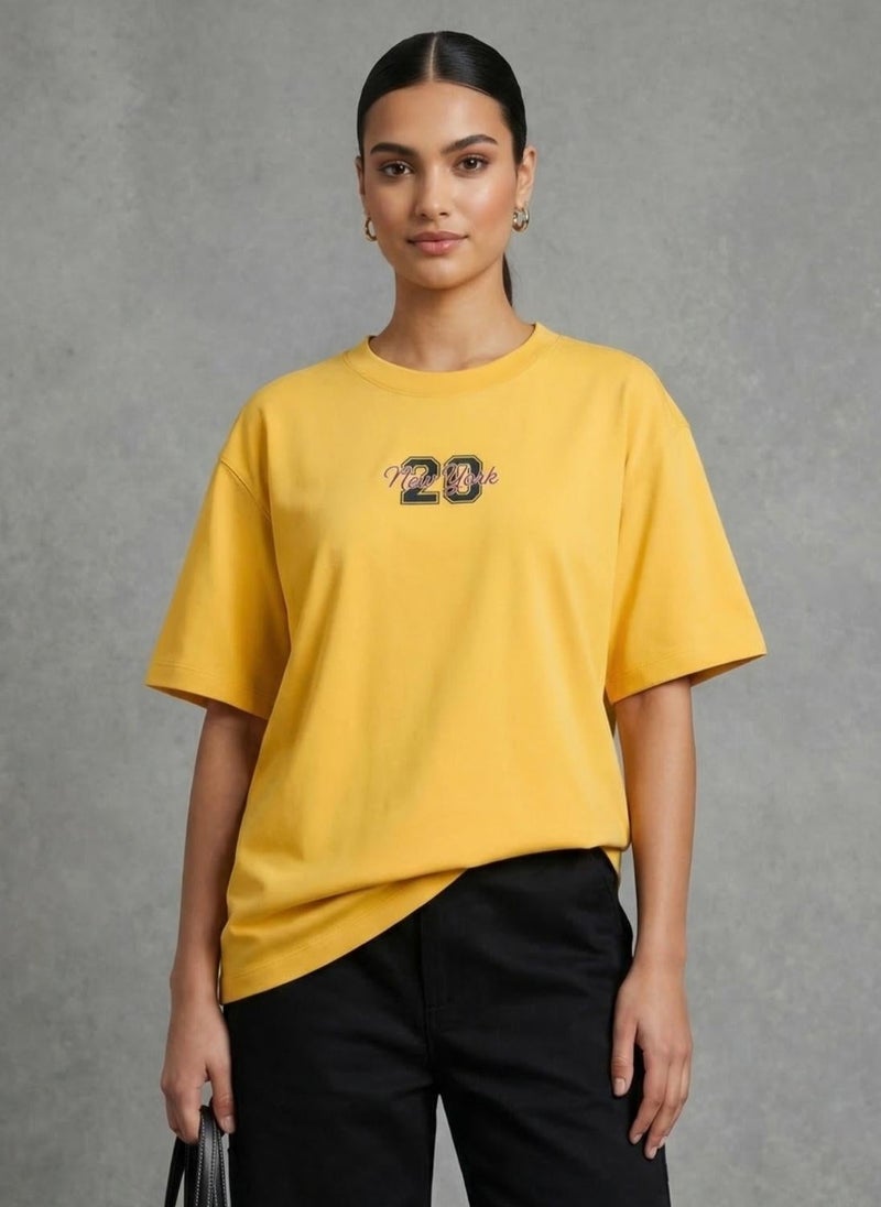 نوبيرو Nobero Oversized Printed T-shirt - Image 1