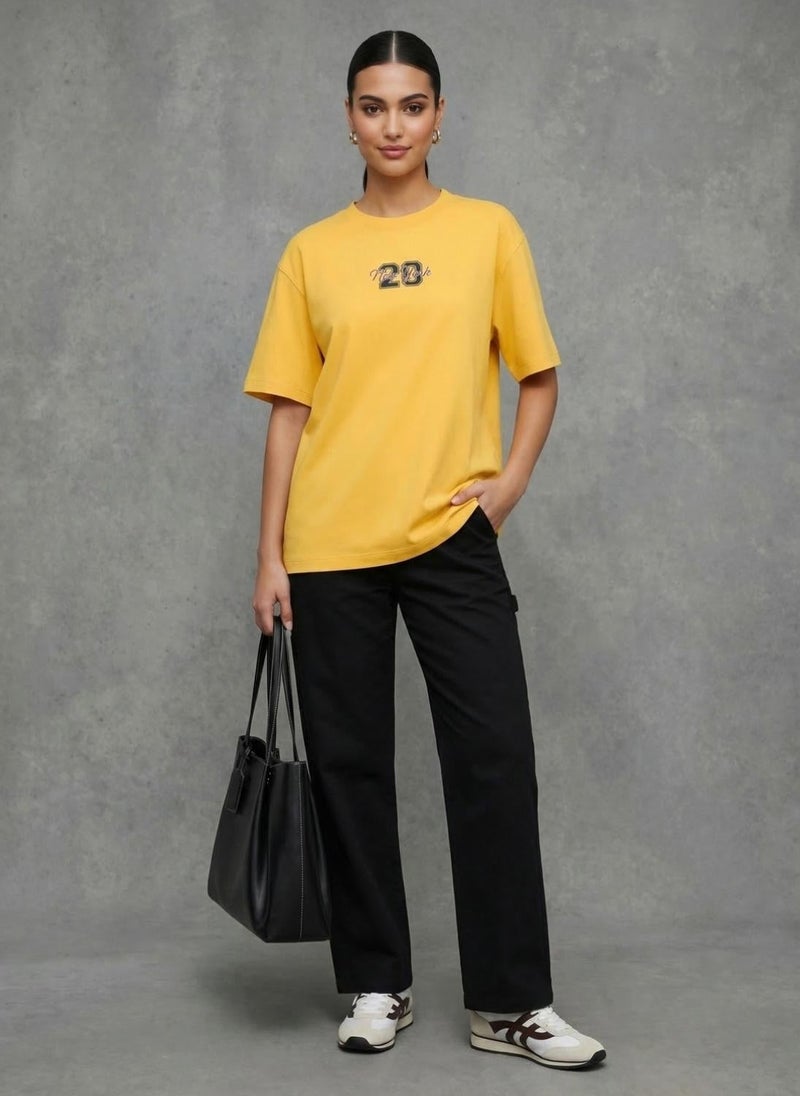 نوبيرو Nobero Oversized Printed T-shirt - Image 4