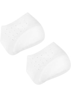 klarako Heel Protectors Stretchy Heel Cups Cushion Support Invisible Height Elevators Shock Absorption Relief Heel Pain Heal Dry Cracked Heels, Achilles Tendinitis (5.5cm)  - Image 2
