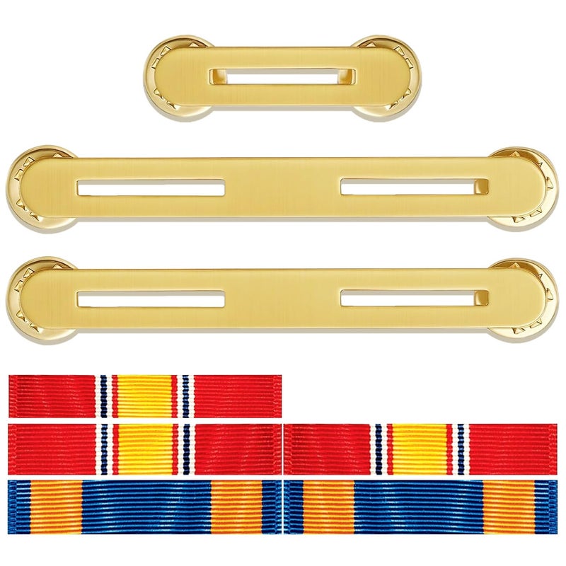 Ansberta Military Ribbon Holding Bar 1 and 2 Ribbon Mounting Bar for Uniforms Organizer Holder - Image 1