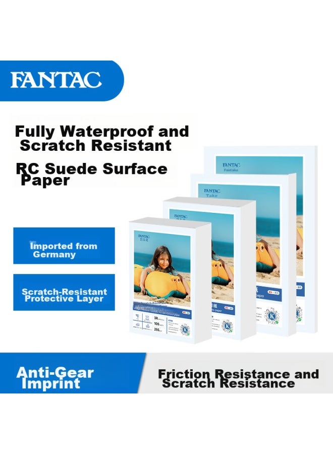 Fantac Rc Waterproof Suede Anti-scratch Photo Paper, A4 Size, 255g, Color Inkjet Printing Photo Paper, 20 Sheets, 9895-704 - Image 2
