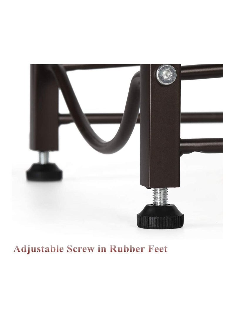 DubaiGallery Water Jug Holder 5 Tier Water Bottles Storage Rack for 5 Gallon Water Buckets 5 Trays Detachable Stainless Steel Water Cooler Rack Heavy Duty Cabby Rack with Anti-slip Mat Black - Image 4