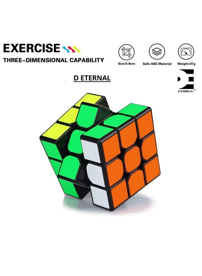 دي إيترنال مجموعة مكعبات السرعة دي إيتيرنال المكونة من مكعبات ألغاز 2x2x2 و3x3x3  - Image 3