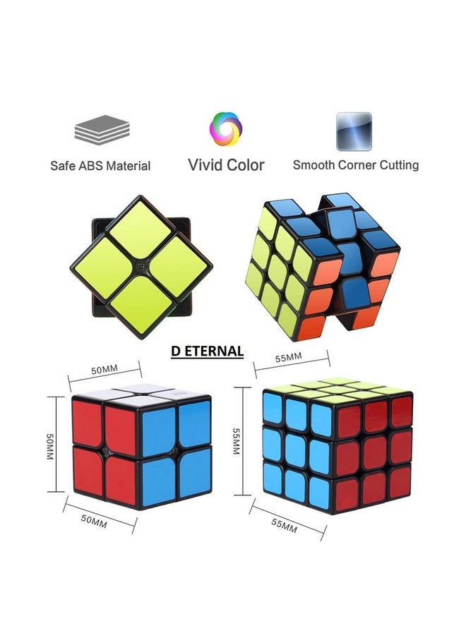 دي إيترنال مجموعة مكعبات السرعة دي إيتيرنال المكونة من مكعبات ألغاز 2x2x2 و3x3x3  - Image 4