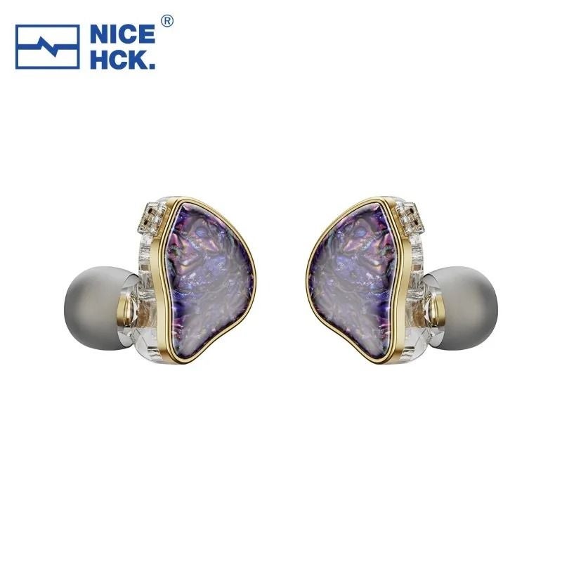 Nicehck DB2 Hi-Fi 1dd+1ba Hybrid Dual-Driver Wired In-Ear Monitor Earphones, 0.78 2-Pin, No Mic, Purple - Image 2