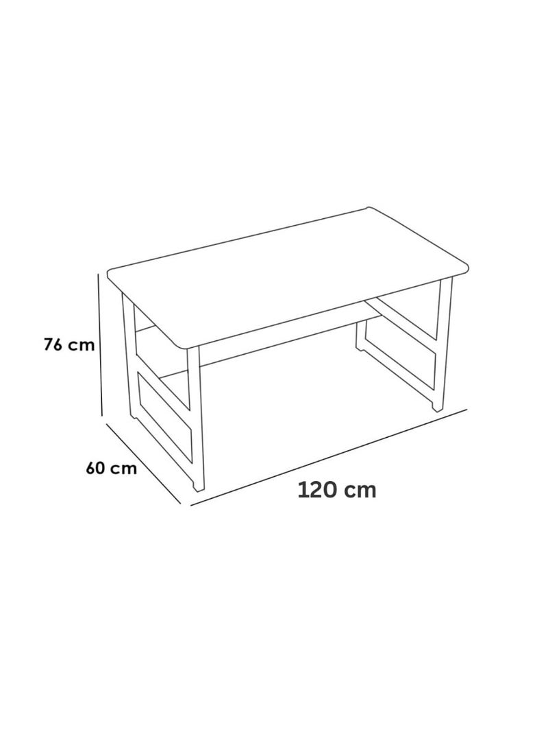 الماسة للأثاث المعدني  مكتب مناسب ل الدراسة - 76*120*60سم من  Masa Furniture  - Image 2