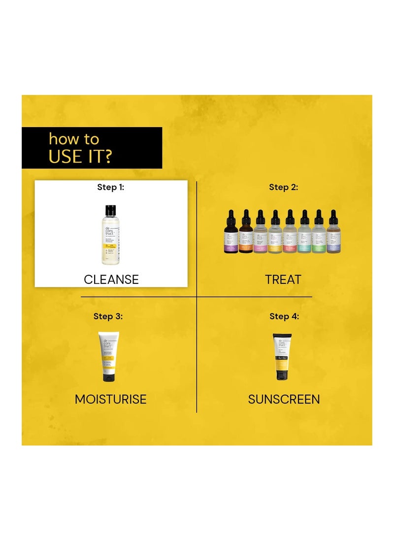 Deconstruct Niacinamide Brightening Face Wash | 2% Niacinamide+2% Liquorice Root Extract | Fragrance-free Face Wash for Tan Removal & Glowing Skin | pH Balanced & SLS & Paraben Free | 100 ml  - Image 3