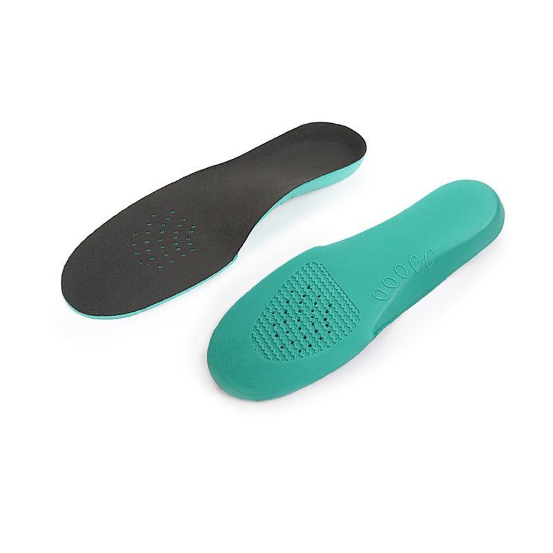 Kids Can Be Cut Insoles Sweat Cushion Foot Shoes Care Accessories 32-34 (Green Black Top) - Image 5