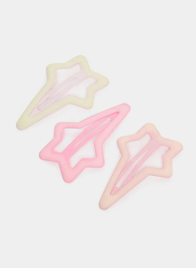 Styli Pack of 3 - Girls Star Hair Clips