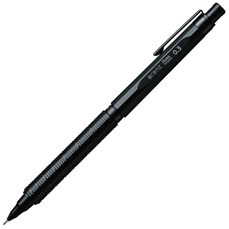 Pentel Orennero Mechanical Pencil, 0.3mm, PP3003-A, Black - Image 1