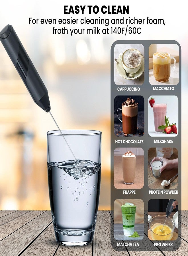 ALPSPEAKS Handheld Milk Frother Wand - Electric Whisk Frother for Coffee Battery Operated - Drink Stirrer Electric Frothers Handheld - Drink Mixer - Coffee Mixer Wand - Image 5