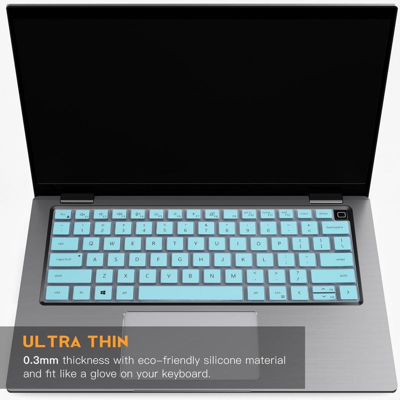 CaseBuy Keyboard Cover for Dell Latitude 5420 5430 5431 5440 5450 3440 3450 14, Latitude 7420 7430 7440 7450 7410 7650 7640 14 & 15.6, Latitude 9510 9520 9420 9430, Latitude 7520 15.6 Keyboard Skin, Mint - Image 5