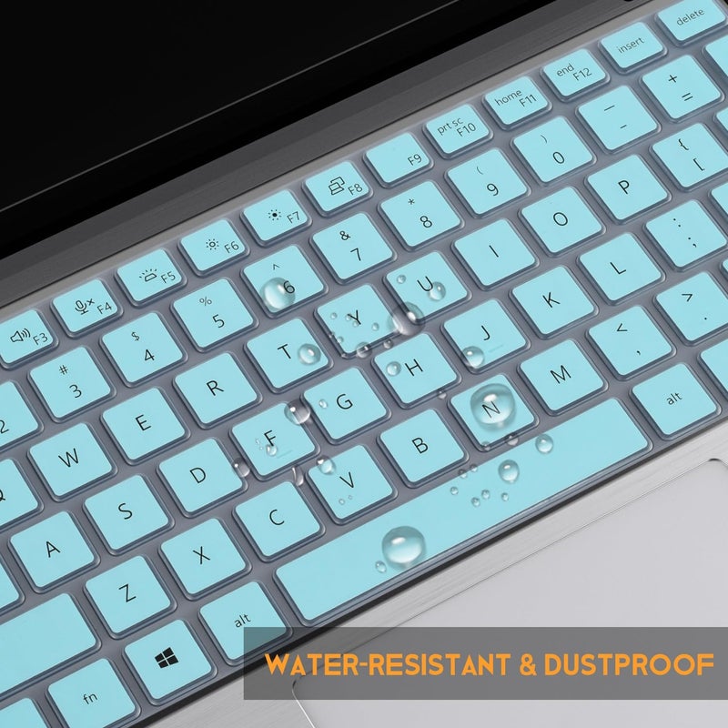 CaseBuy Keyboard Cover for Dell Latitude 5420 5430 5431 5440 5450 3440 3450 14, Latitude 7420 7430 7440 7450 7410 7650 7640 14 & 15.6, Latitude 9510 9520 9420 9430, Latitude 7520 15.6 Keyboard Skin, Mint - Image 4