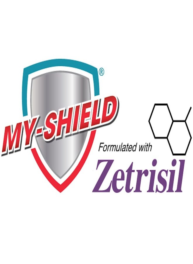 My-Shield Sanitizing Hand Wipes - Travel Pack - 20 Count (4-pack) Alcohol-Free, Long-lasting Protection. Kills 99.9% of Germs. Moisturizes With Aloe Vera. Formulated with Zetrisil. - Image 5