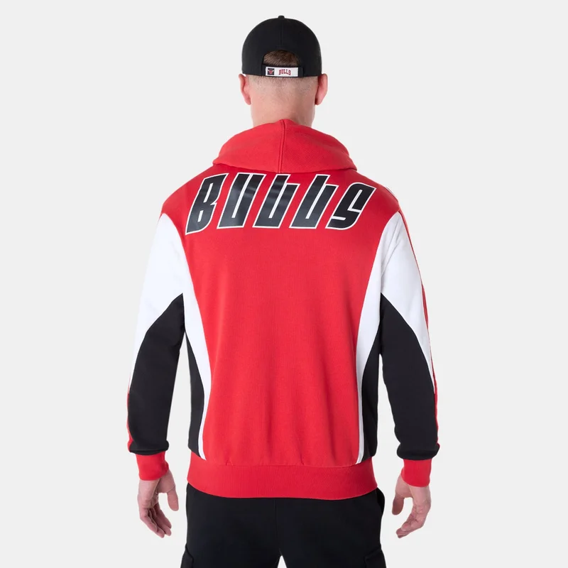 NEW ERA Red Men's NBA Graphic Chicago Bulls Hoodie for Men | Best Price UAE