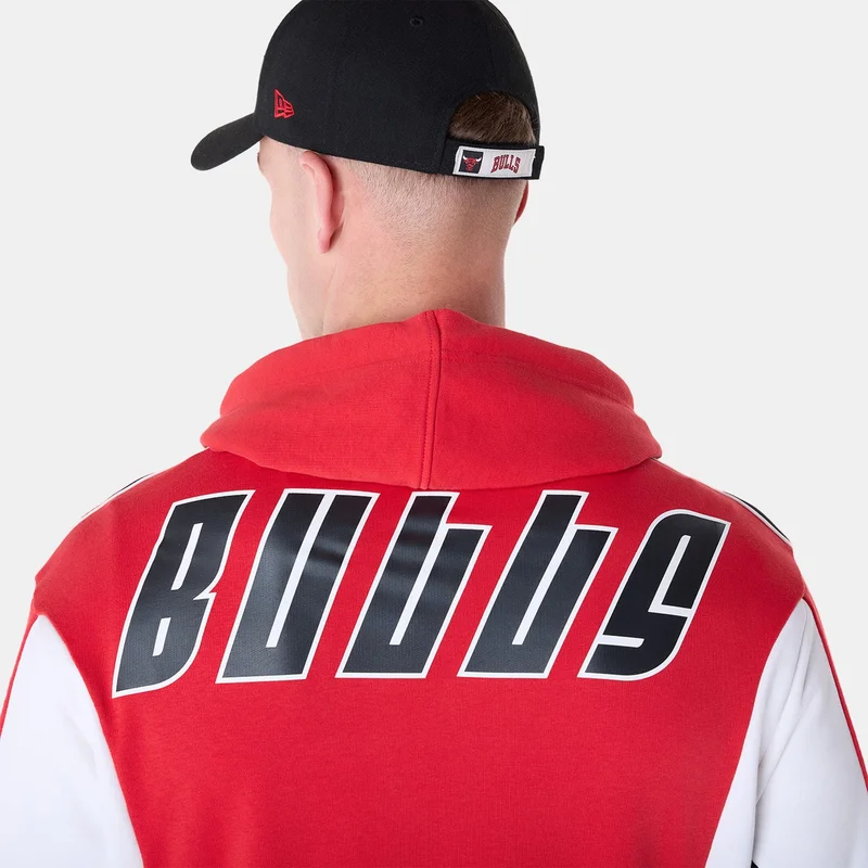 NEW ERA Red Men's NBA Graphic Chicago Bulls Hoodie for Men | Best Price UAE
