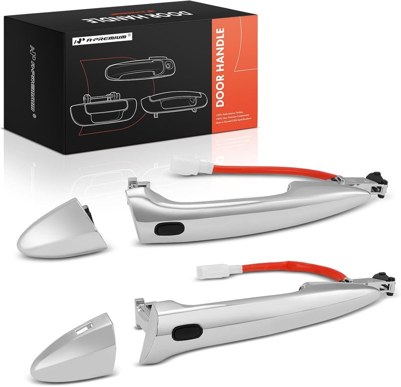 A-Premium Chrome Exterior Door Handles for Lexus ES350, LS460, LS600h - 2-PC Set - Image 1