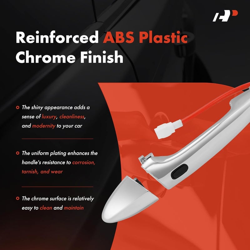A-Premium Chrome Exterior Door Handles for Lexus ES350, LS460, LS600h - 2-PC Set - Image 5