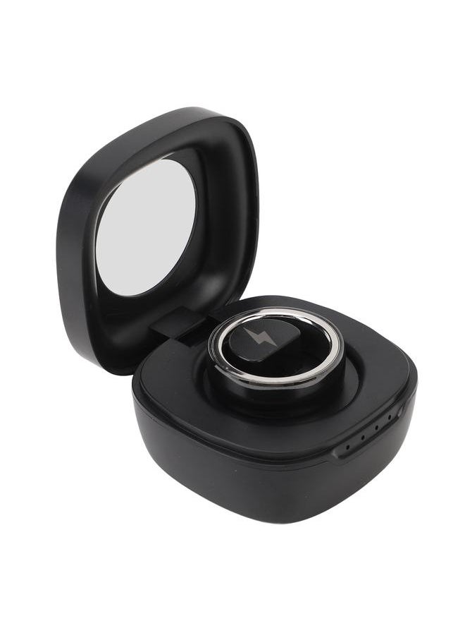 Thoraya Smart Ring Multifunction Sleep Temperature Monitoring Pedometer 23mah Health Tracker Ring with Charging Case Black No. 16  - Image 3