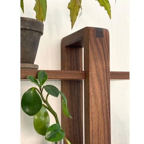 Crysellewoods Wooden floting Wall Shelf/Shelves/sheft Shelf for Plant and Antique Items, Wall Art for Home, Office - Image 4