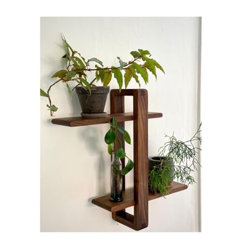 Crysellewoods Wooden floting Wall Shelf/Shelves/sheft Shelf for Plant and Antique Items, Wall Art for Home, Office - Image 2