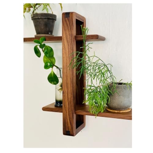 Crysellewoods Wooden floting Wall Shelf/Shelves/sheft Shelf for Plant and Antique Items, Wall Art for Home, Office - Image 1