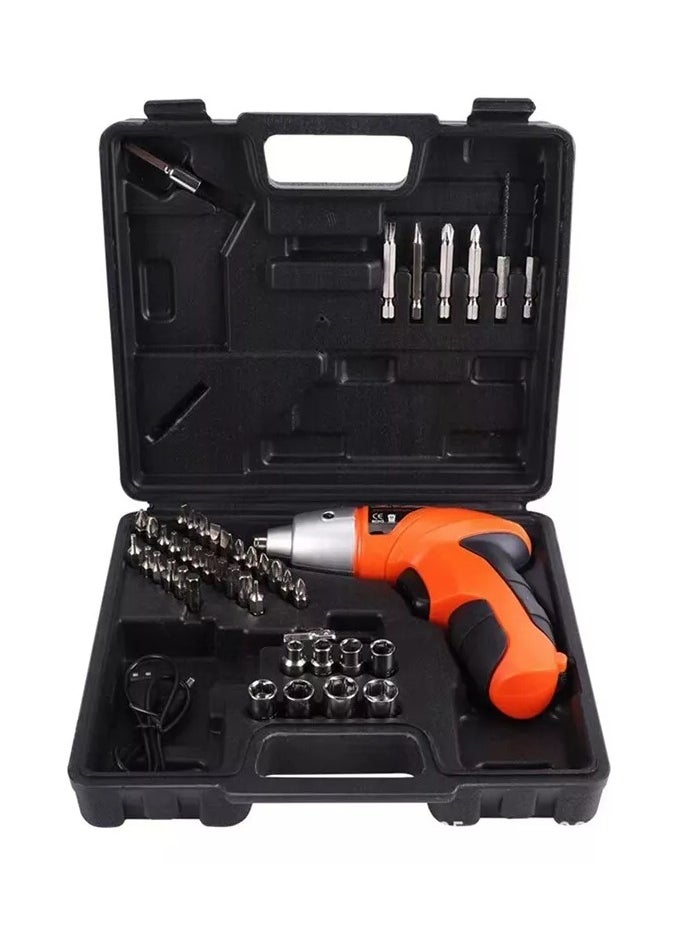 Generic 45pcs 4.8V Screwdriver Set, USB Cable, Rechargeable1550  - Image 1