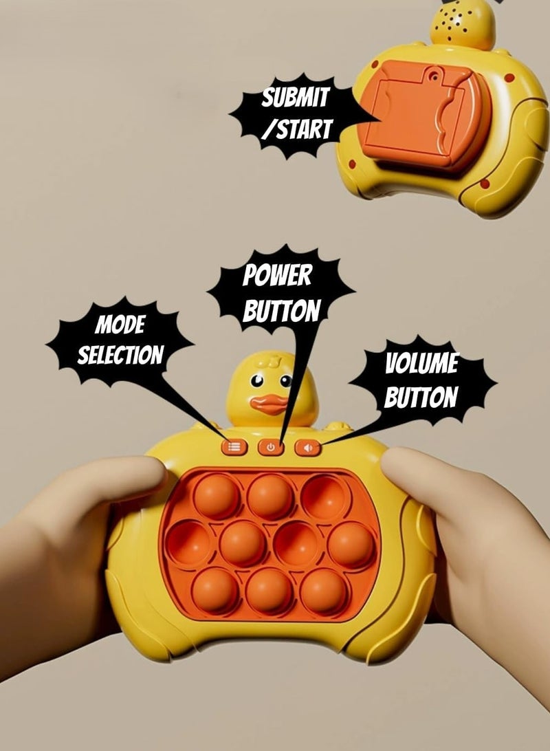 Panvil Quick Push Pop Game Toy – Interactive Poppet Fidget Toy for Kids, Blow-the-Mole Squeeze Game, Montessori Busy Board, Early Development Sensory Toy – Anti-Stress Toy Made of ABS & Silicone - Image 2