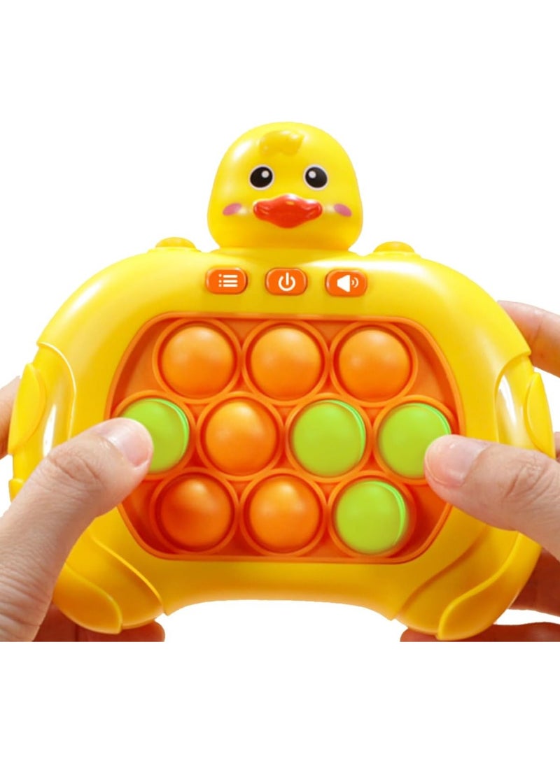 Panvil Quick Push Pop Game Toy – Interactive Poppet Fidget Toy for Kids, Blow-the-Mole Squeeze Game, Montessori Busy Board, Early Development Sensory Toy – Anti-Stress Toy Made of ABS & Silicone - Image 1