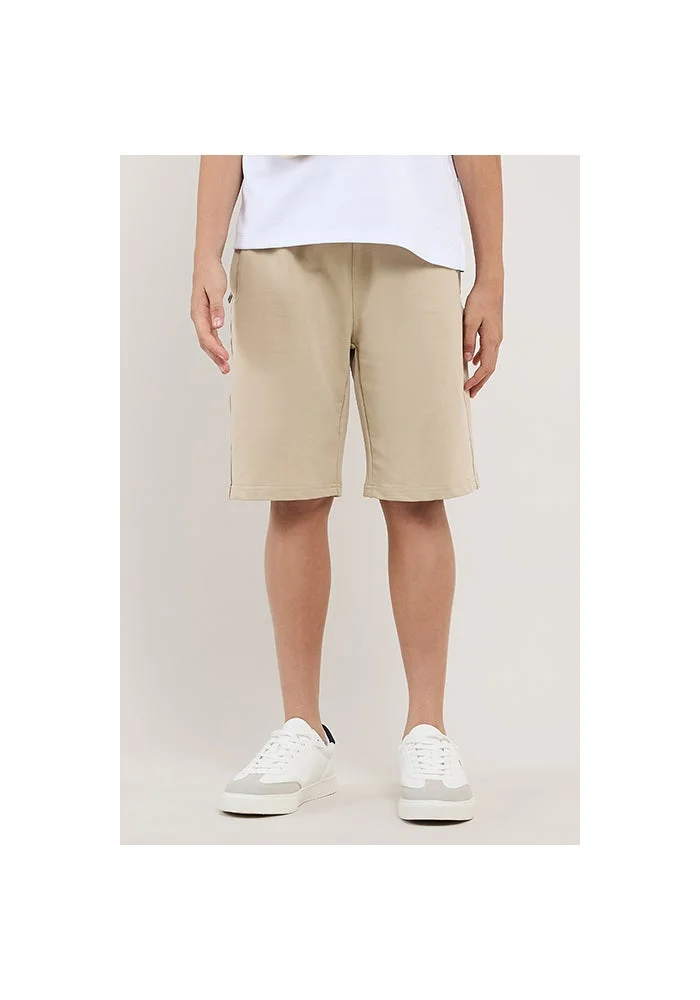 R&b Solid Shorts with Drawstring Waist