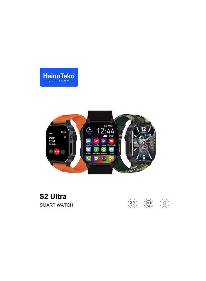 Haino Teko Haino Teko Germany S2 Ultra Black Color for Men and Women Compatibility - Android and iOS - Image 1