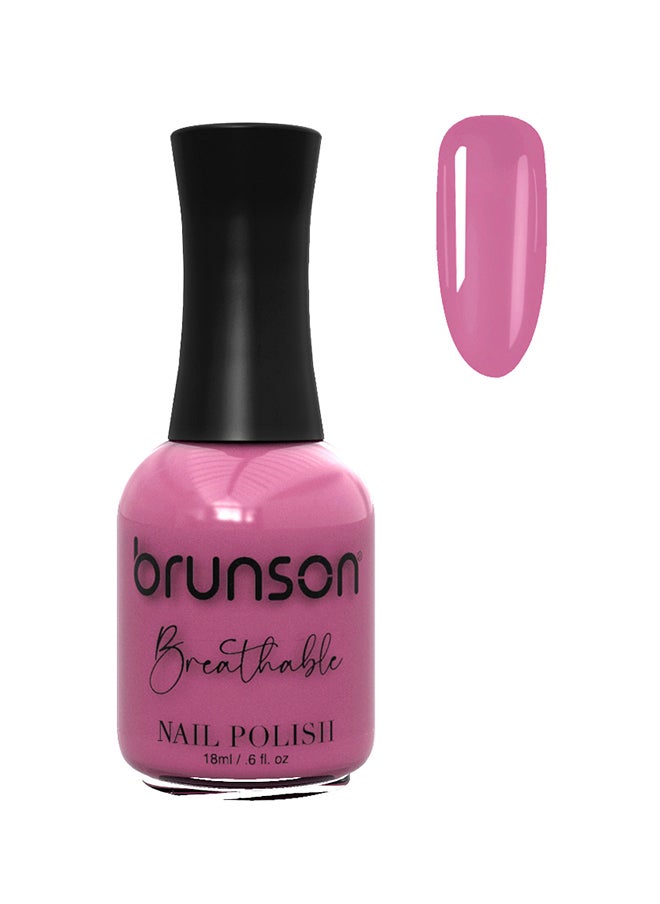 brunson Breathable Nail Polish Halal nail polish Wudu friendly Quick-Dry Vegan long lasting but easy peel off   18ml BH135 
