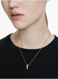 Generic Hyperbola Necklace Mixed Cut, Rotated, Rose Gold  - Image 5