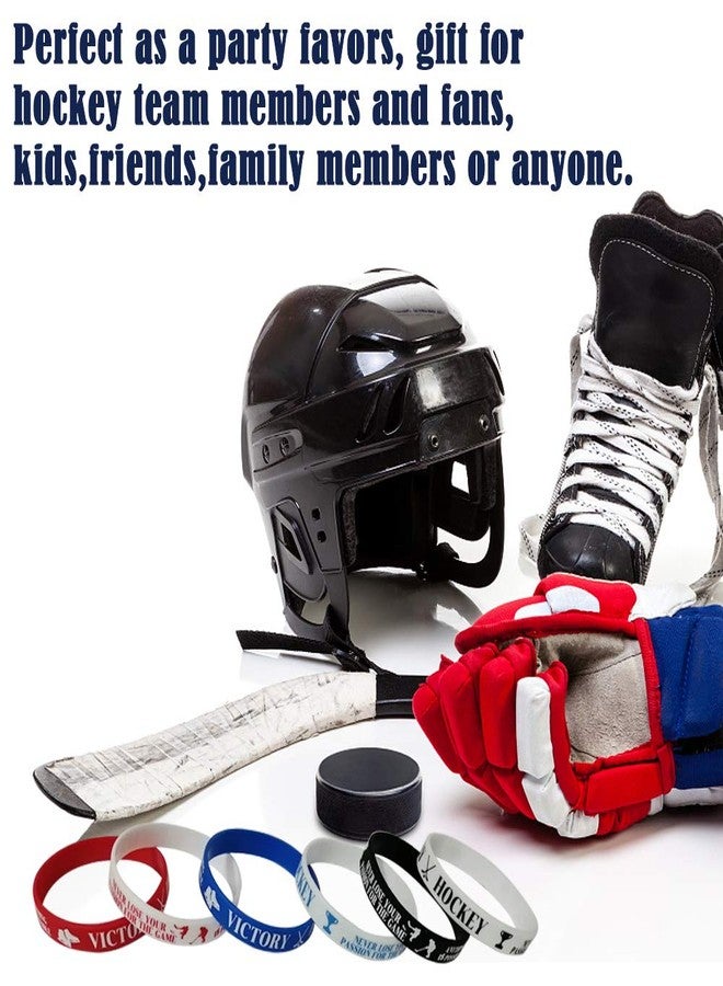 كوبا بلاي 36 قطعة من الأساور المطاطية التحفيزية للهوكي - هدايا ومستلزمات حفلات أعياد الميلاد الرياضية/الهوكي، زينة، جوائز، أساور معصم سيليكون - Image 5