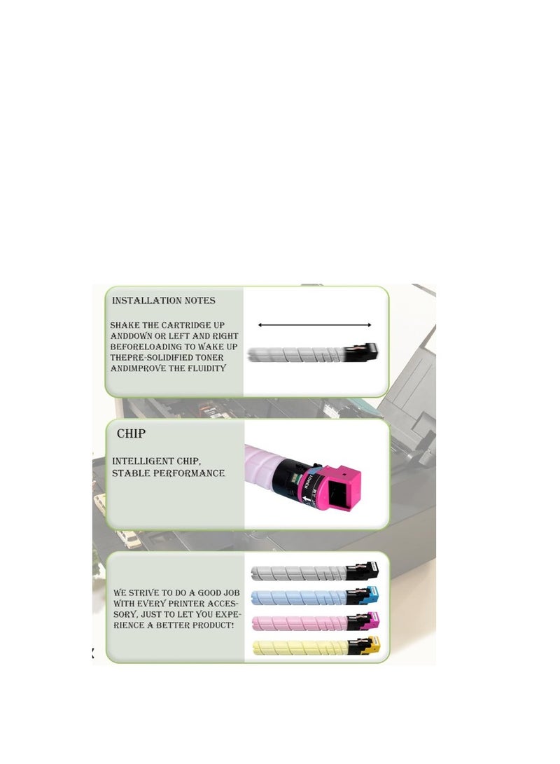Terabyte TN328 TN-328 Toner Cartridge TN328K TN328C TN328M TN328Y Compatible Konica Minolta TN328 Toner use for Konica Minolta Bizhub C250i C300i C360i C450i C550i C650i C7130i Printer - Image 5