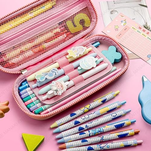 Rahasya Enterprise Ethylene Vinyl Acetate (Eva) Cartoon Theme Pencil Case - 3D Eva Pencil Case Pouch, Multipurpose Zipper For School Kids, Girls, Stationery Storage Box (Rabit Small), Multicolor - Image 4