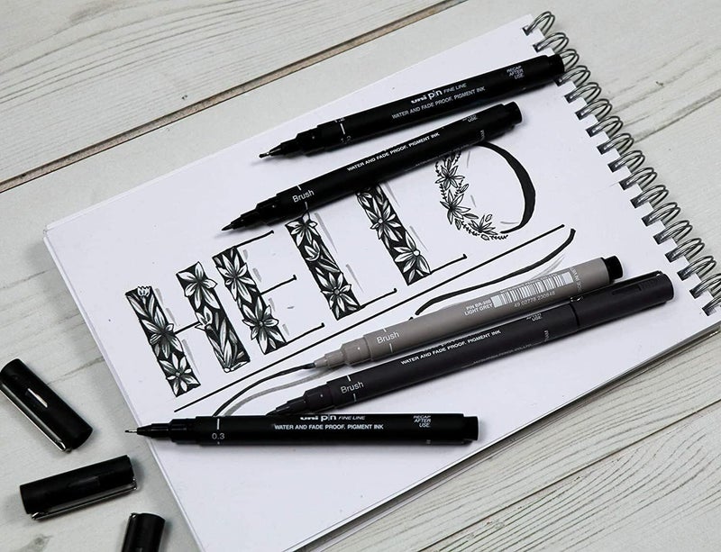 Uniball Uni-Ball Pin Fine Line Drawing Pen Set - 0.05mm Black Ink (Pack of 3) - Image 4