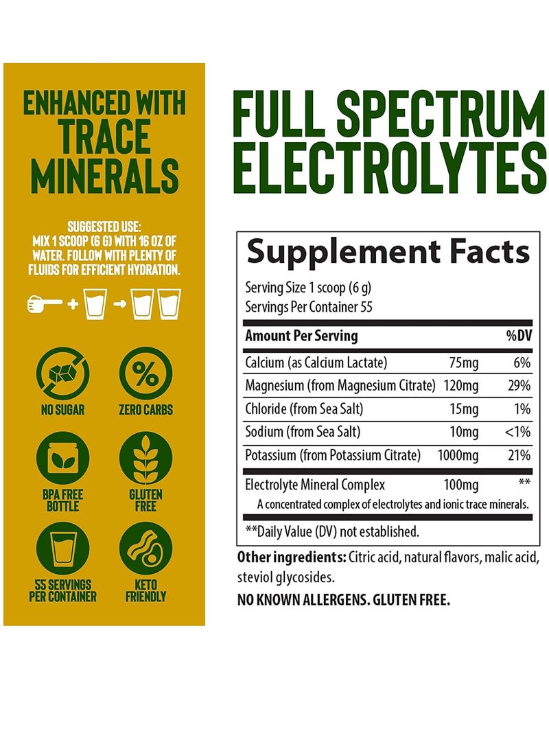 Trace Minerals Keto Electrolyte Powder Lemon Lime - Image 3