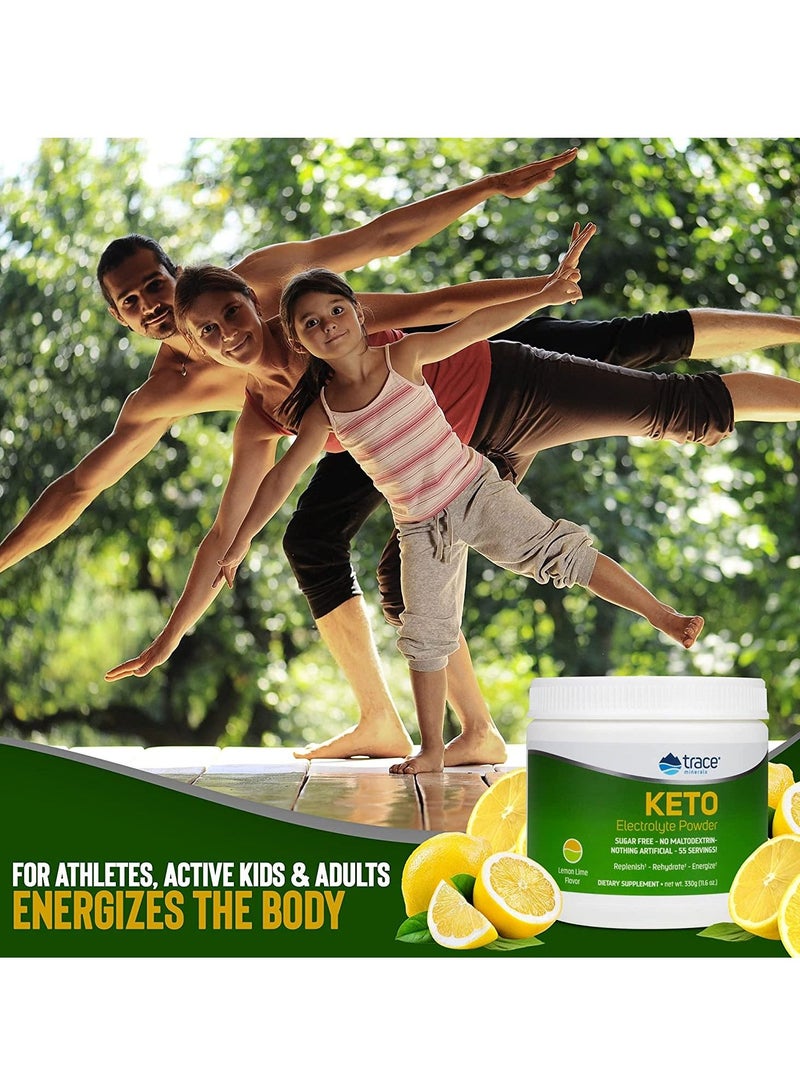 Trace Minerals Keto Electrolyte Powder Lemon Lime - Image 5