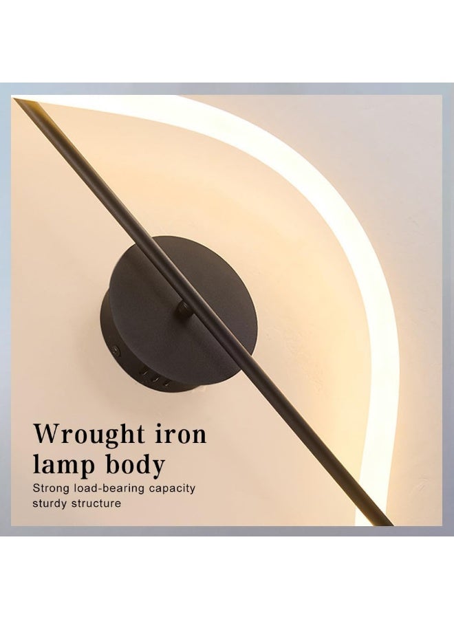 Modern LED Wall Sconce Light – Curved Decorative Wall Lamp for Bedroom, Living Room & Hallway | Contemporary Indoor Lighting Fixture | Energy-Efficient Ambient LED Wall Light - Image 5