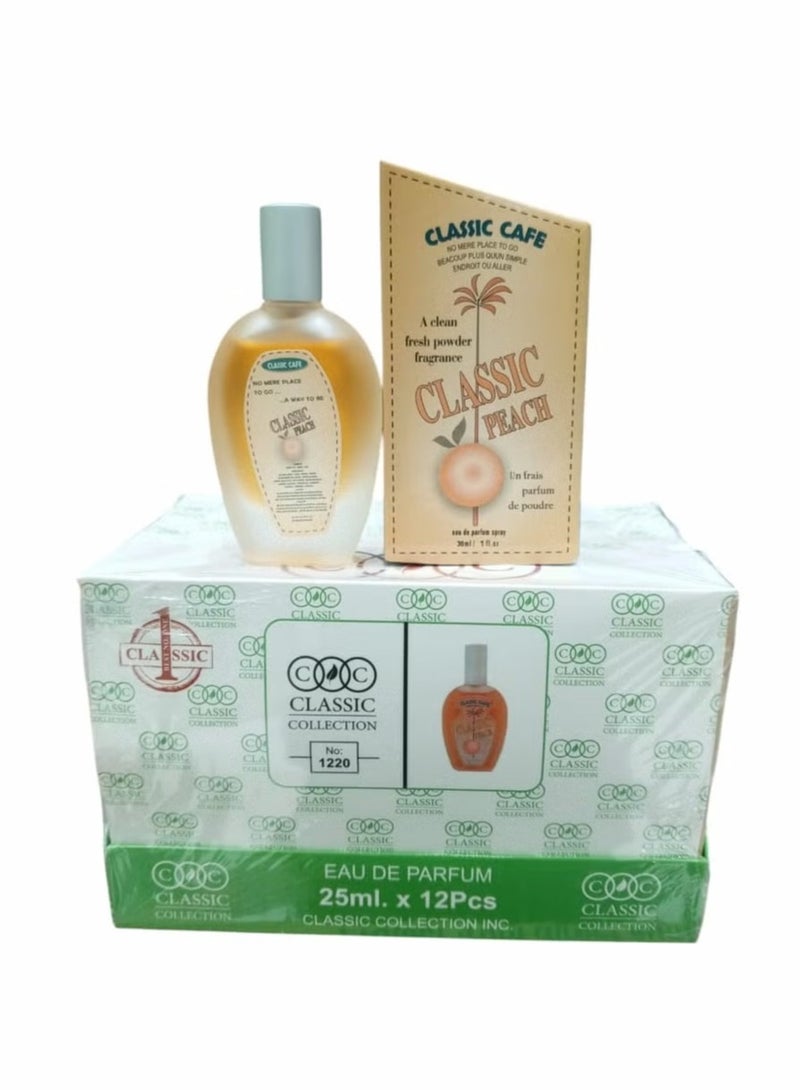Classic Collection Peach 25 ml 12 pieces