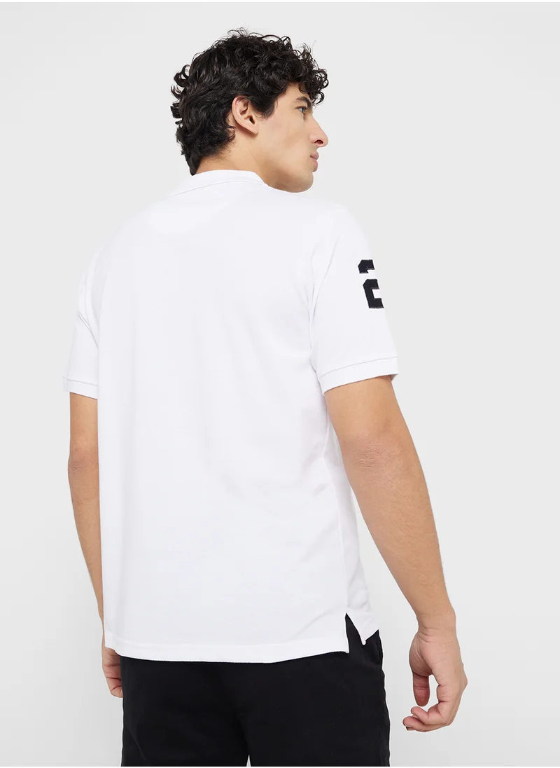 سفنتي فايف Basic Polo With Print