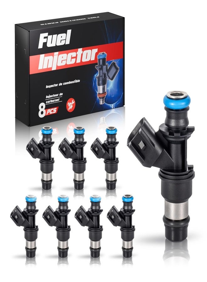 إي أن أه مجموعة ENA من 8 حاقنات وقود متوافقة مع سيارات بويك، كاديلاك، شيفروليه، جي إم سي، هامر، ساب، رينيير، إسكاليد، سيلفرادو، سابربان، تريل بليزر، كانيون، سييرا، يوكون، H3T 9-7x V8 6.0L موديلات 2005-2009، بديل لـ FJ887 - Image 1